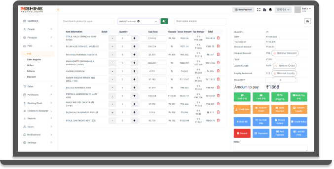 Billing Section